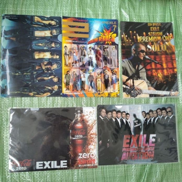 ★セットへ　月刊EXILE クリアファイル　セット