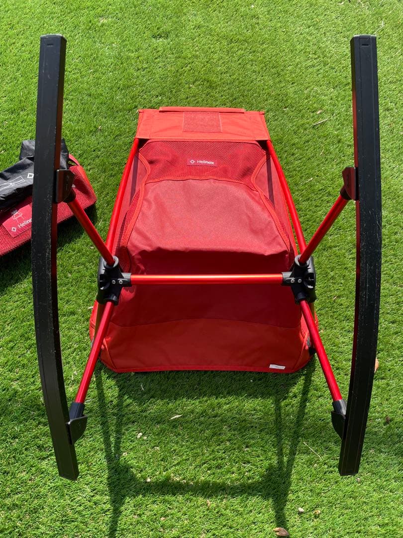 Helinox ヘリノックス チェアツー パプリカ + ロッキングフット