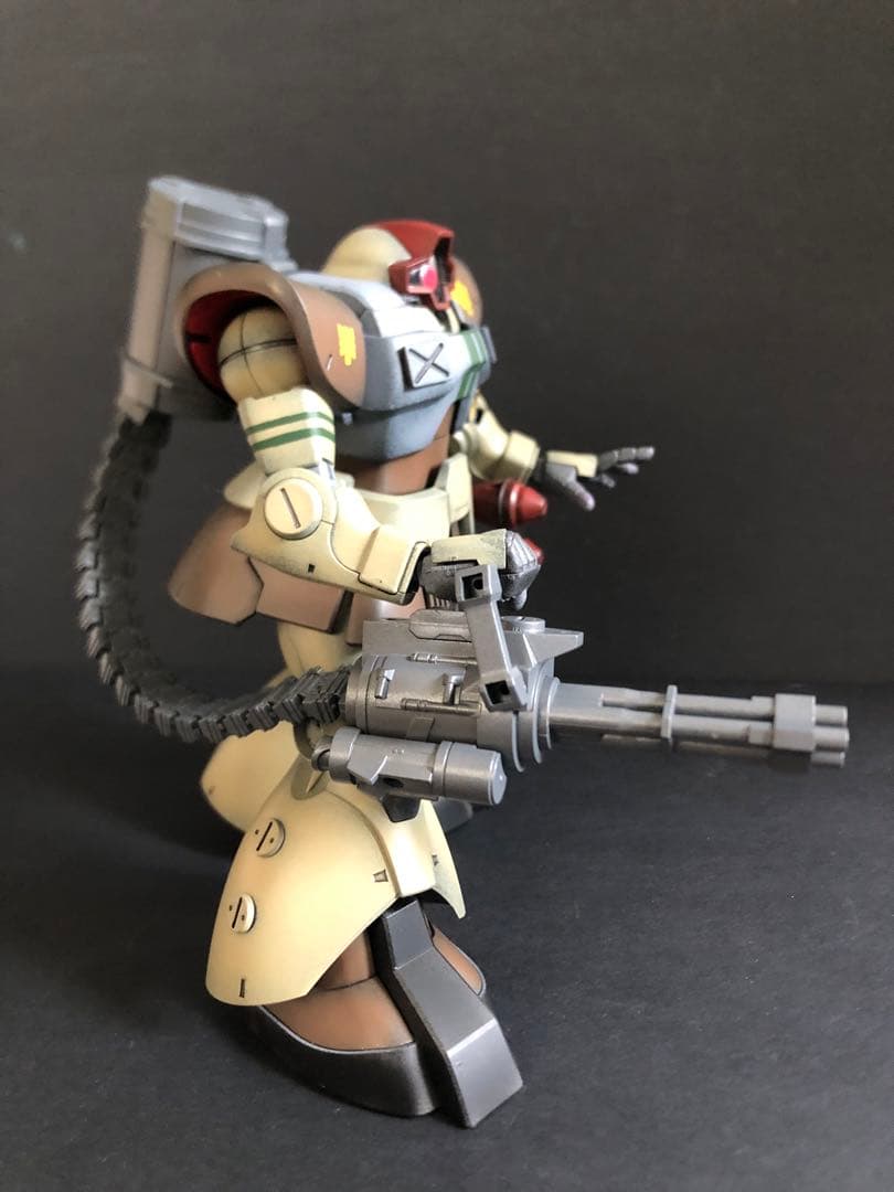 HG ドム／リックドム　ガンプラ　全塗装　改修品　バンダイ　プラモデル　陸戦仕様