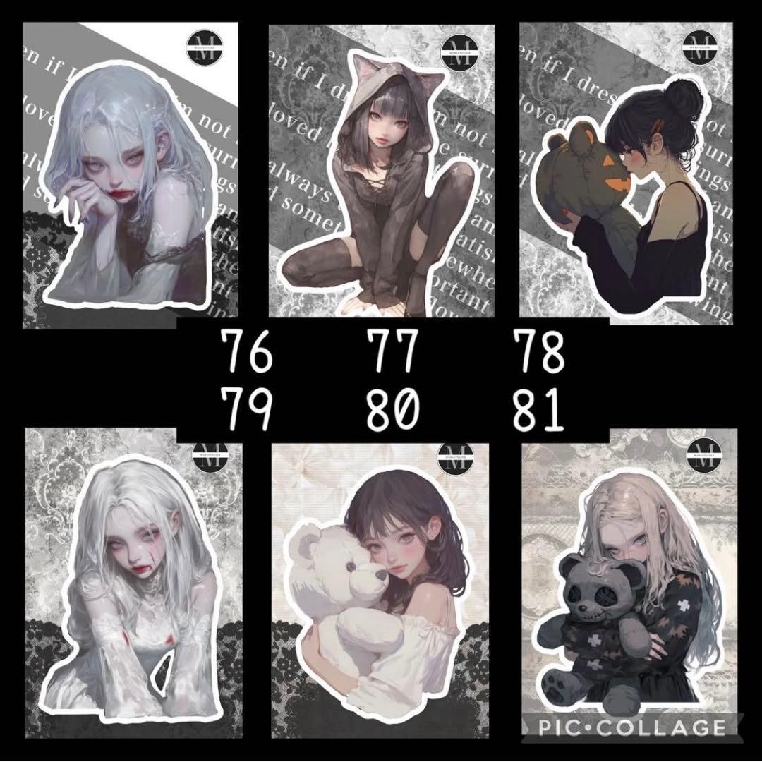 ▶︎maniatelier/オリジナルステッカーNo.2