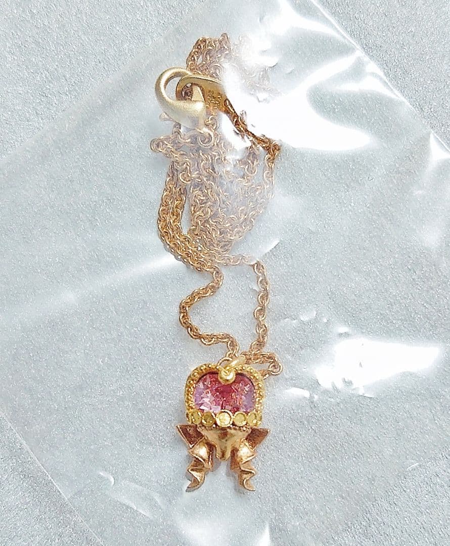 セーラームーン キューポット セレニティ・ハート・キャンディネックレス ピンク