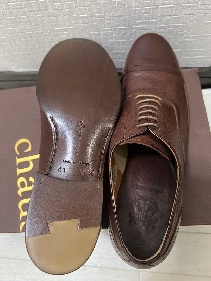 【未使用箱付き 】chausser キャップトゥ レースアップシューズC-721