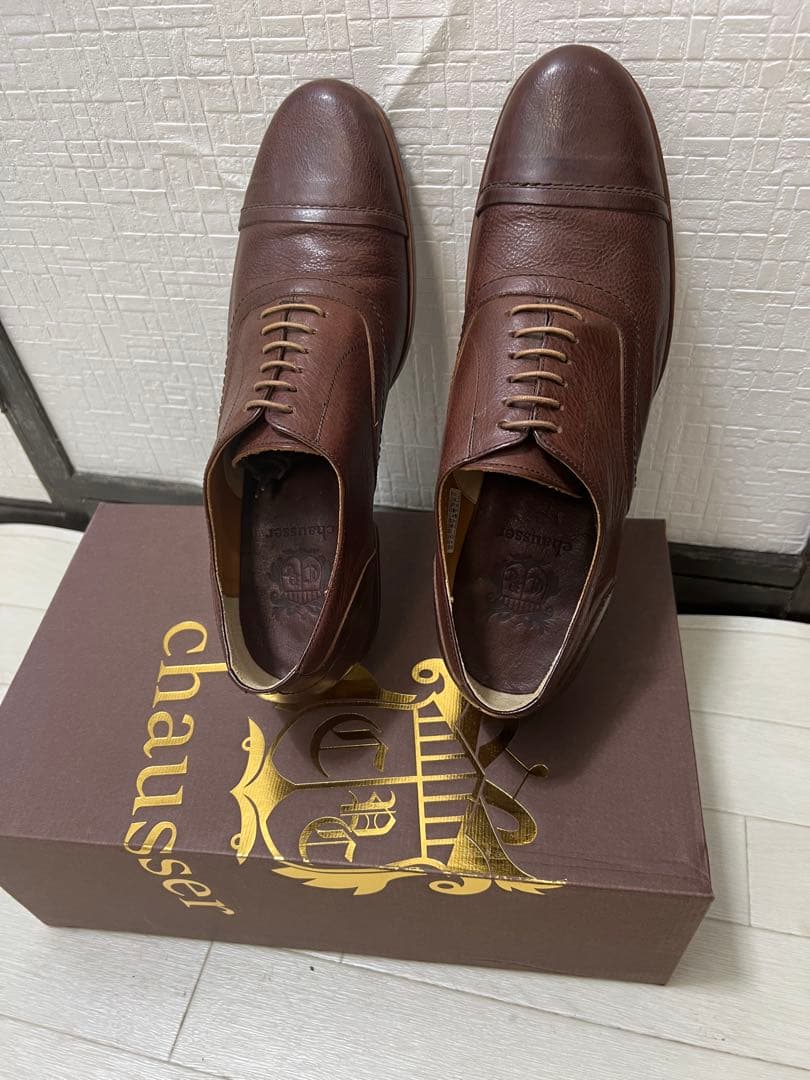 【未使用箱付き 】chausser キャップトゥ レースアップシューズC-721