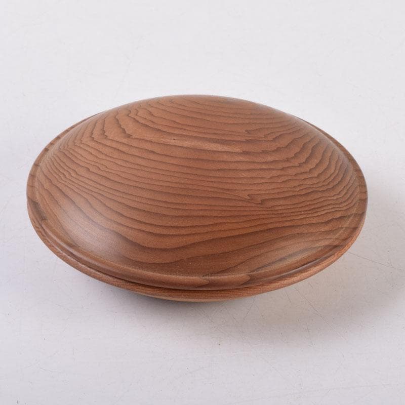 伝統工芸　飛騨一位一刀彫　江黒亮春（亮声) 作　香合　共箱　C　8474