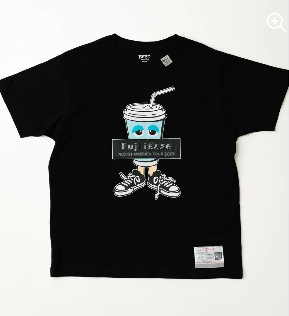 藤井風NORTH AMERICA TOUR 2025 ドリンクT（ブラック）XL