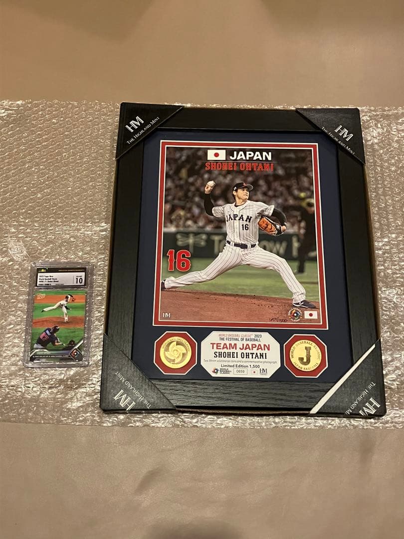 大谷翔平　2023年　WBC ダブルフォトミント シリアルナンバー　カード