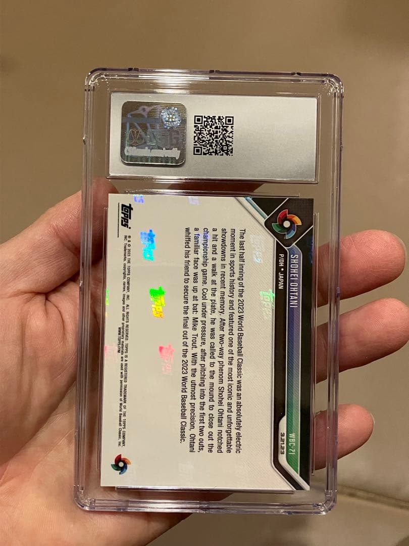 大谷翔平　2023年　WBC ダブルフォトミント シリアルナンバー　カード