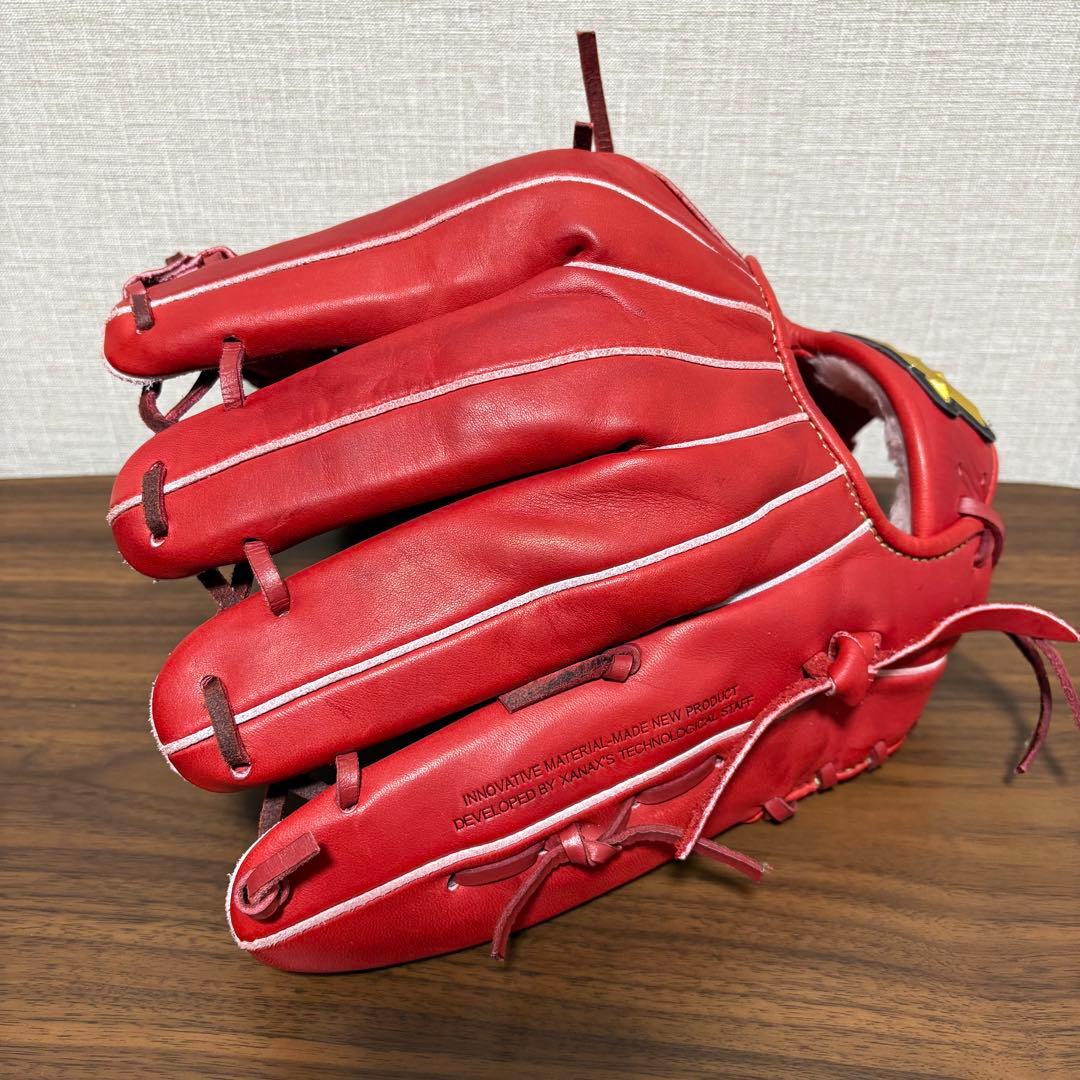 ザナックス　トラスト　軟式グローブ　オールラウンド　ワインブラウン