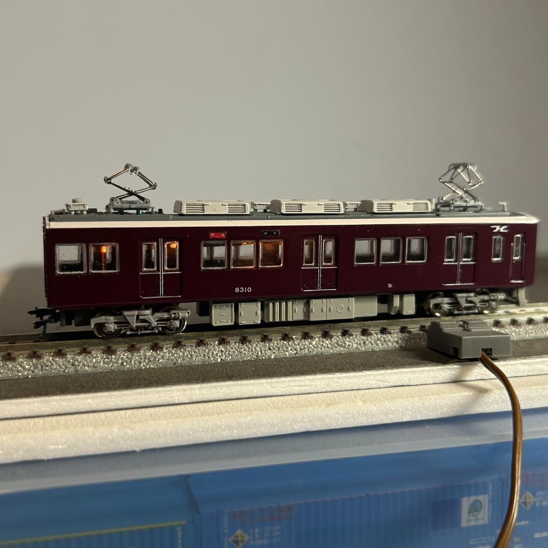 【ジャンク】GMベース 阪急8300系 4両セット 室内灯有 塗装荒れあり