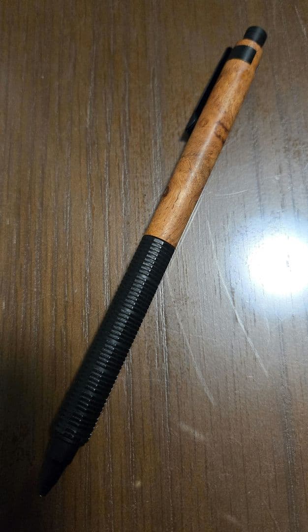 オレンズネロ　木軸　花梨瘤杢　シャープペンシル　0.3