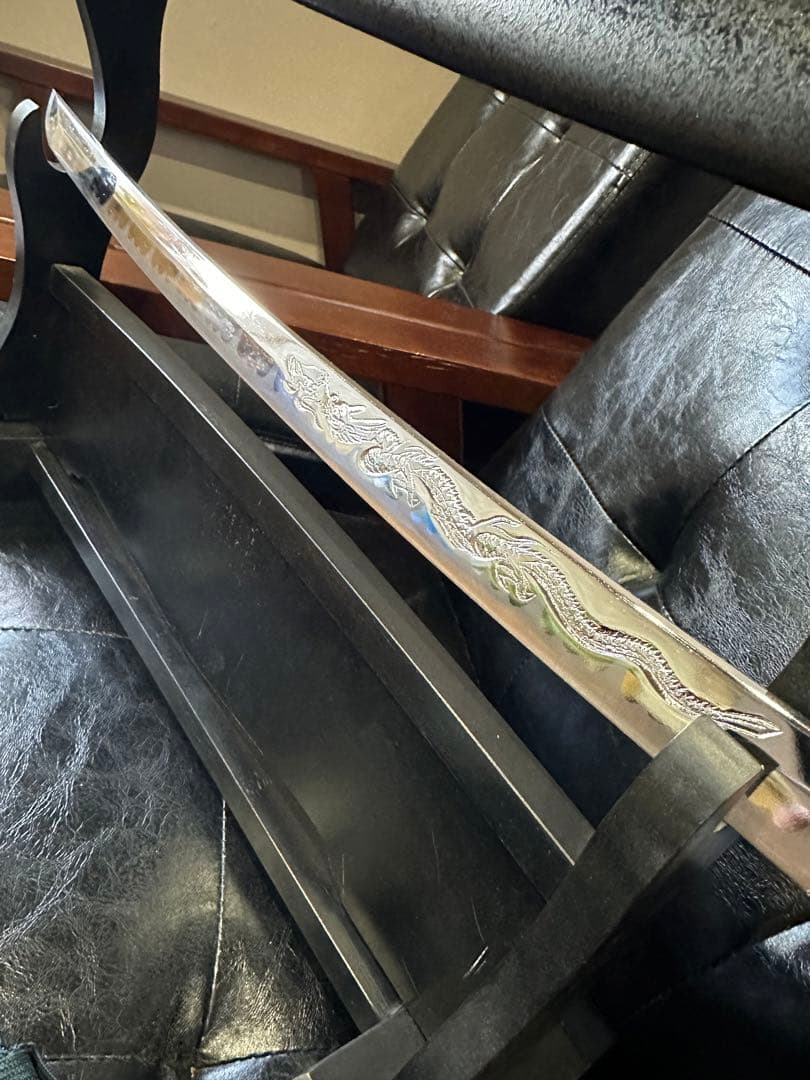 観賞用　模造刀　飾り台付