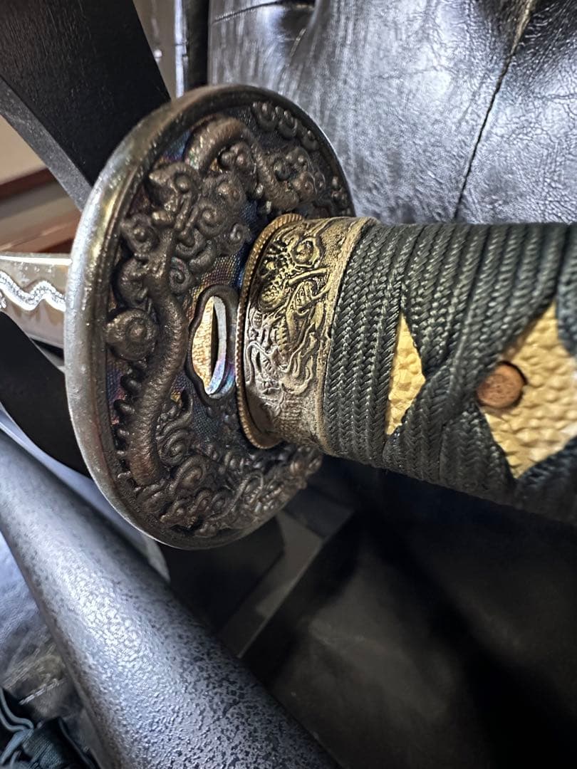 観賞用　模造刀　飾り台付