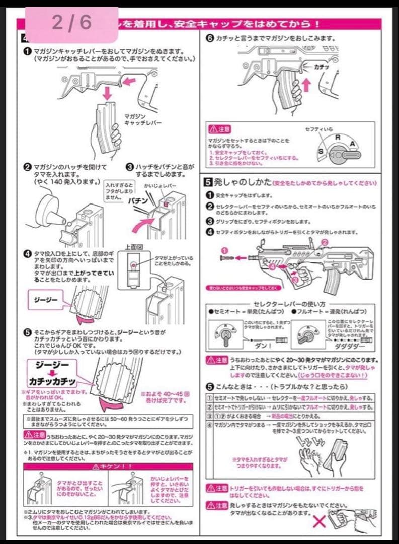 東京マルイ カスタム品　タボール21・コンパクト　電動ガン　金属ピニオンギア