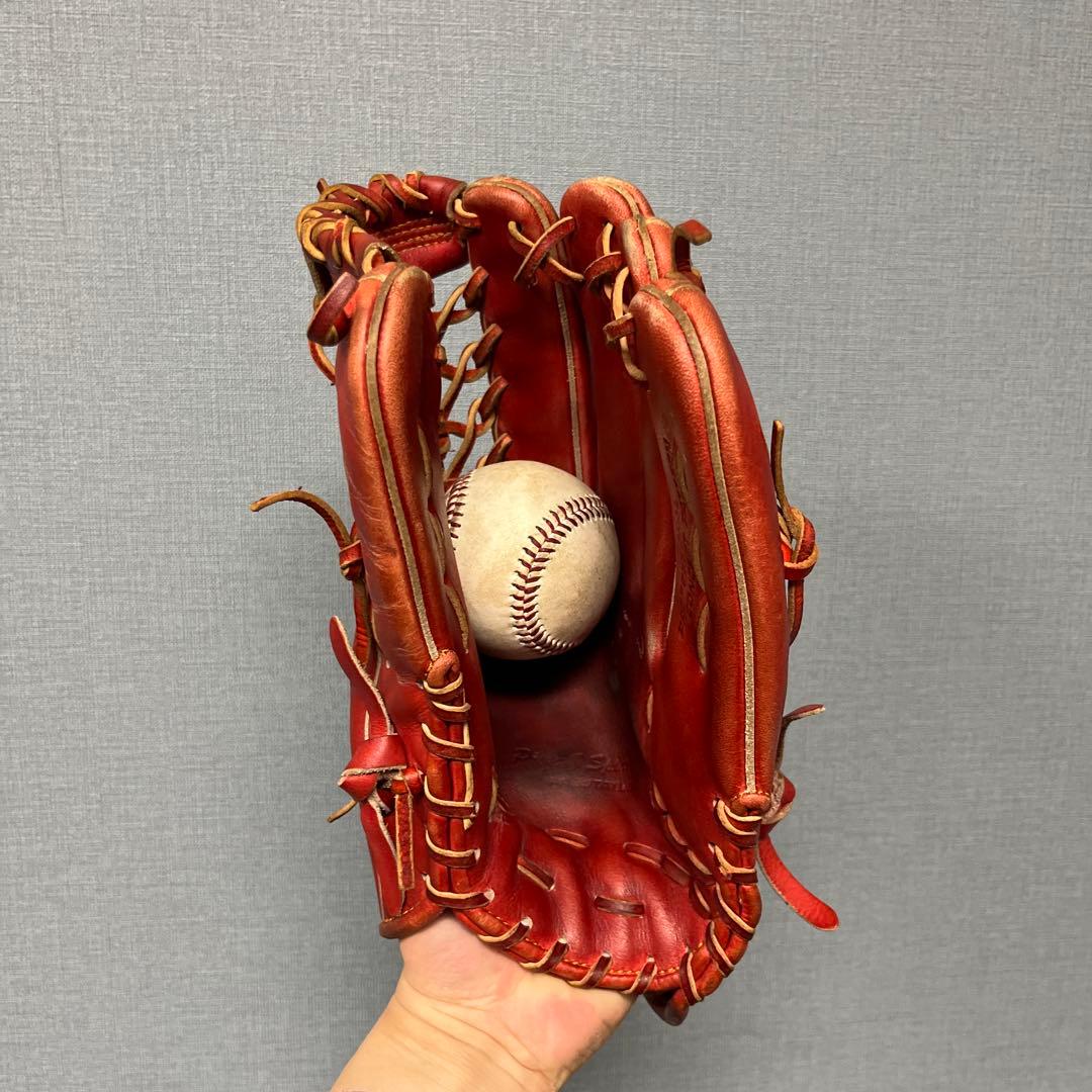 1150 ZETT プロステイタス 型抜群 即戦力 軟式 外野手用グローブ