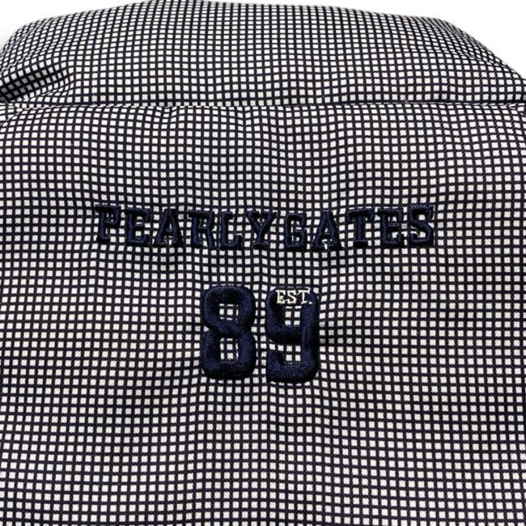 美品 PEARLY GATES ロゴ ワッペン ダウン アウター ゴルフ 定番