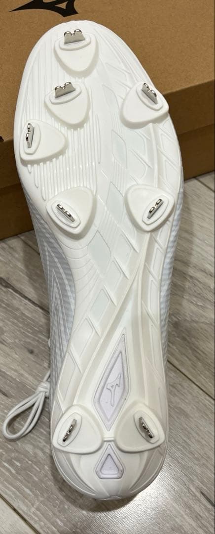 【汰誠　岡本】野球用白スパイク　ミズノライトレボプロGS