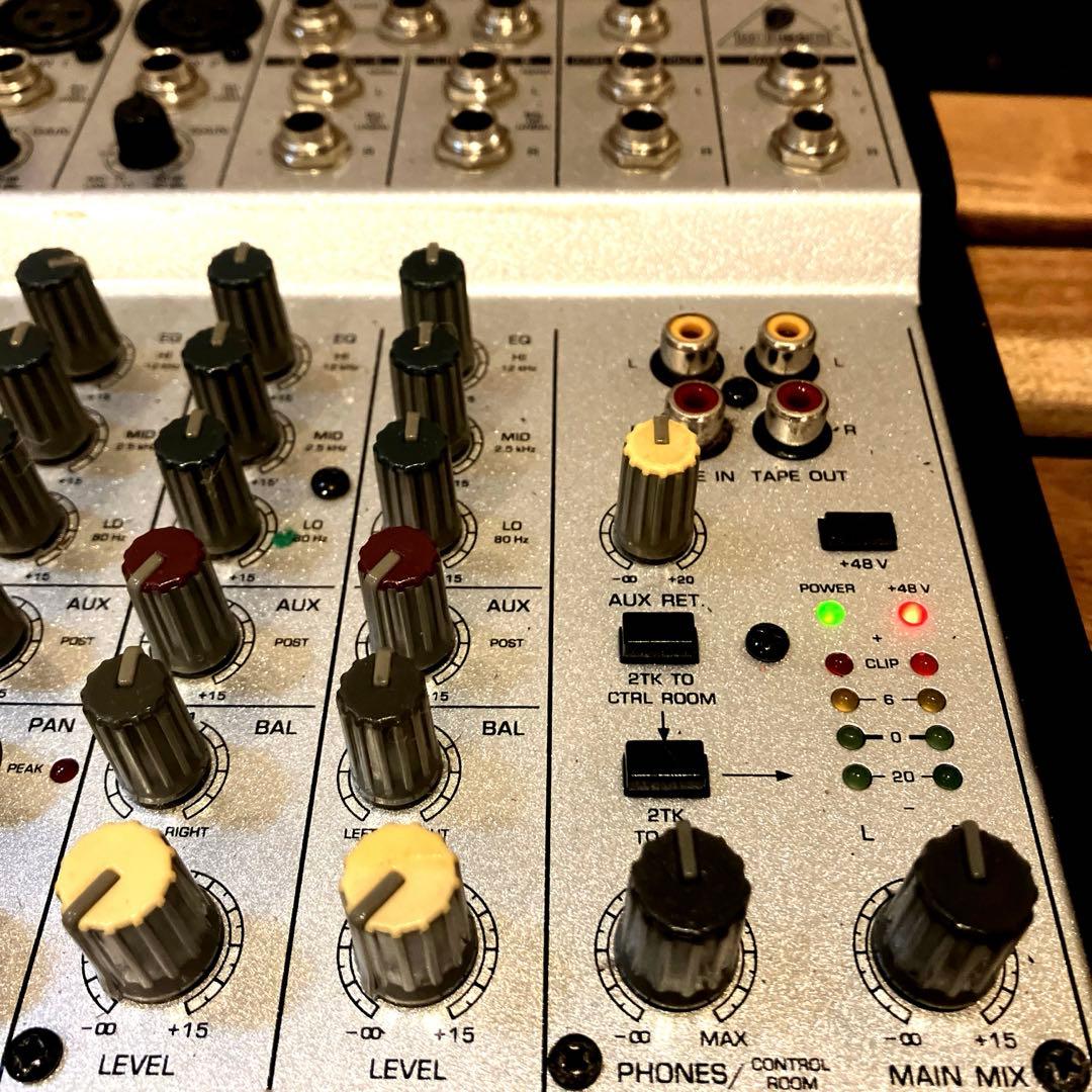 BEHRINGER MX602A ミキサー【純正アダプター付】