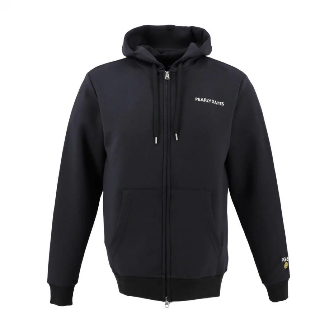 PEARLY GATESダンボール フルジップフーディ新品　ネイビー