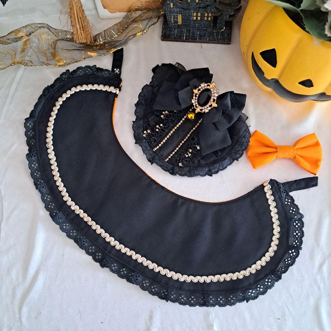 ぶんちゃん、ハロウィンマントセット&スタイセット①わんちゃん猫ちゃん用