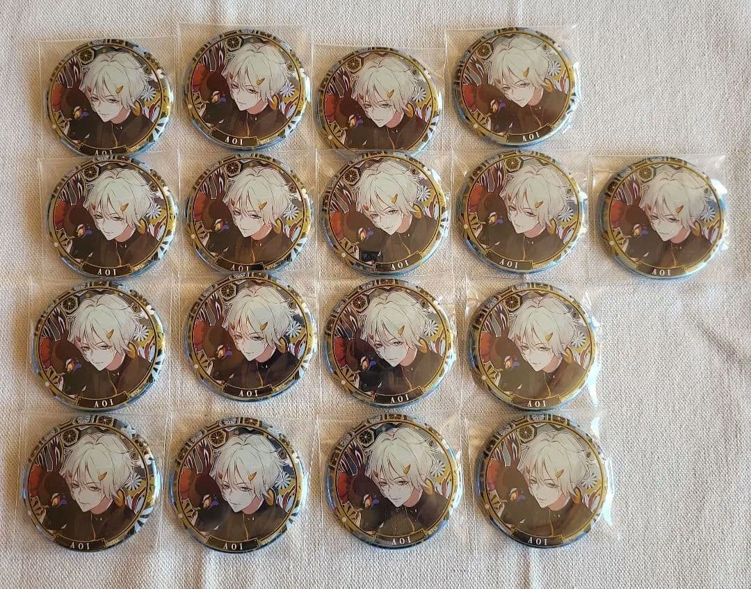 【未使用品】ツキウタ 皐月葵 月花神楽 缶バッジ 17点セット