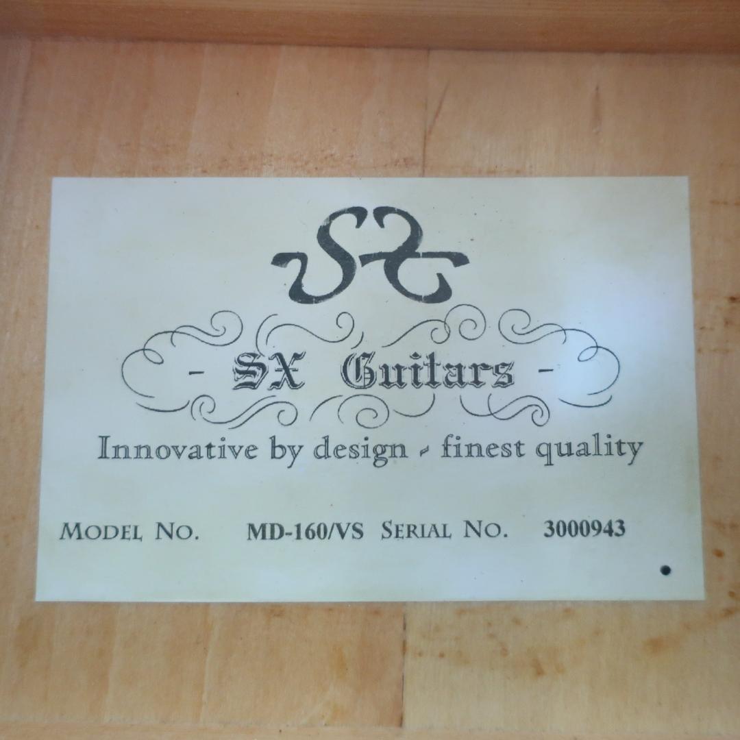 SX MD-160/VS アコースティックギター ケース付