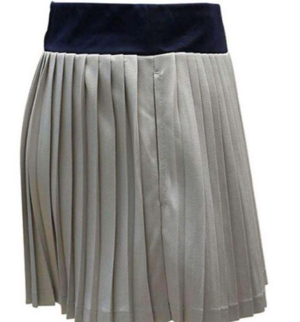 No.717 STC 定番人気ꯁꯧ総プリーツスコート☆Silver☆XL☆新品☆