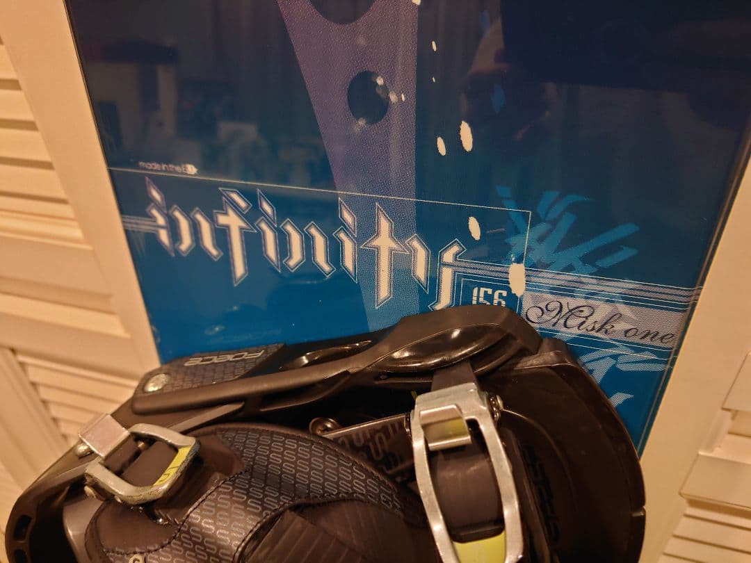 infinity スノーボード バインディング付き