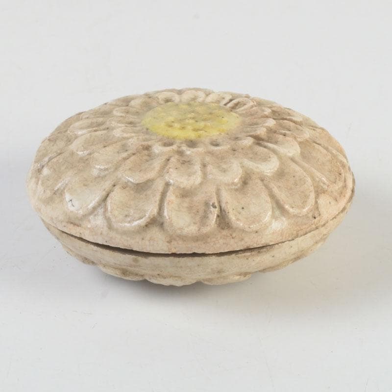 茶道具　楽吉左衛門　十代旦入造　菊香合　共箱　V　9861