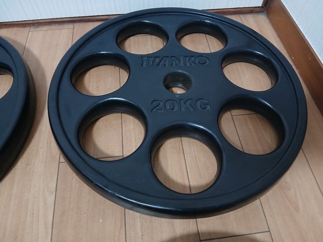 IVANKOイヴァンコ オリンピックプレートセット計107.5kg 穴径50mm