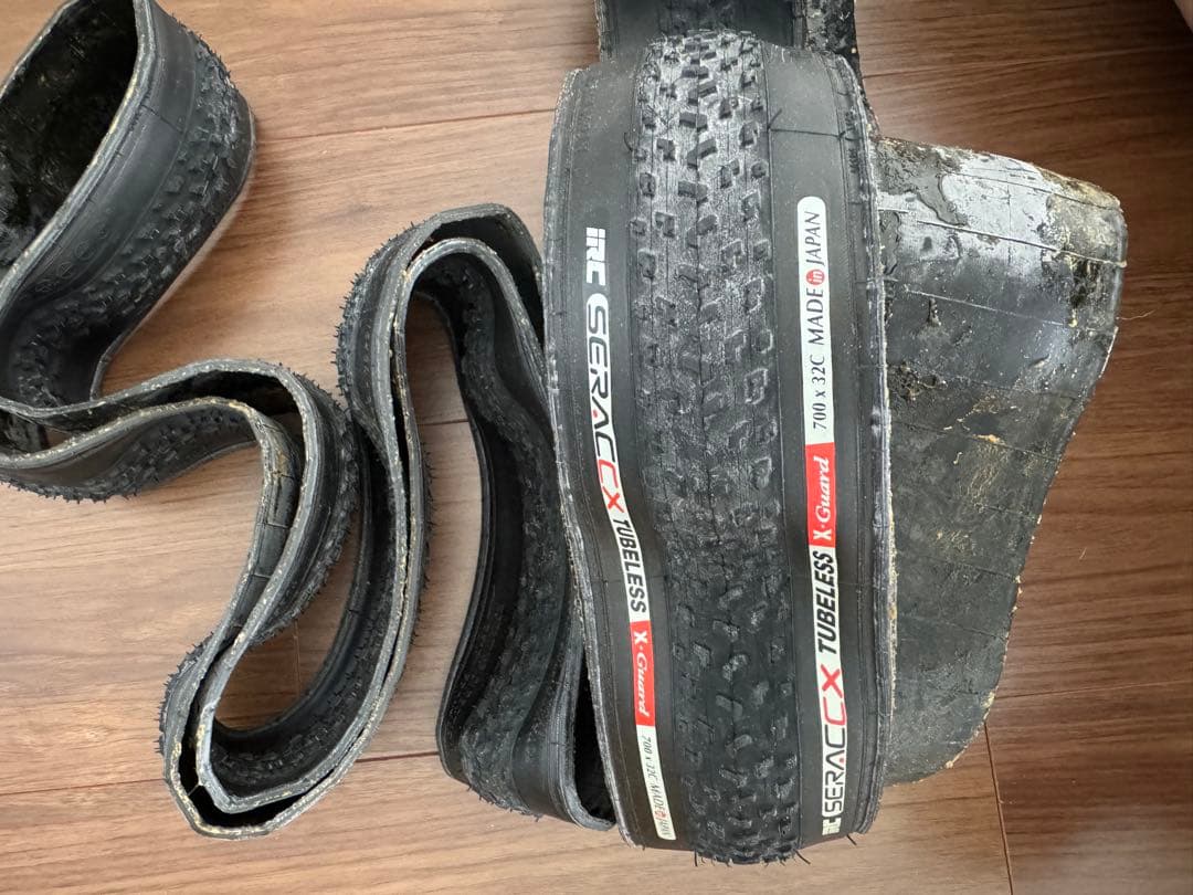 IRC SERAC CX 700×32C チューブレスタイヤ