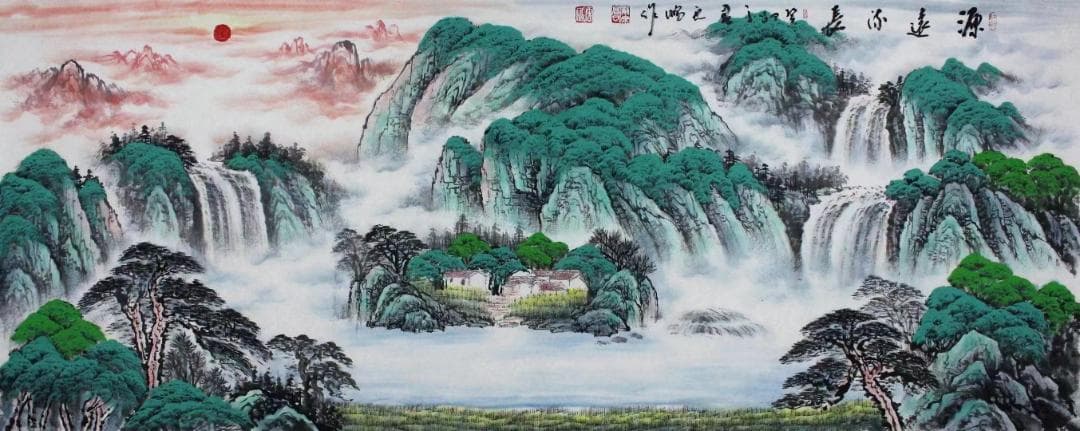 高雲鵬、本物です。国家一級美術師。