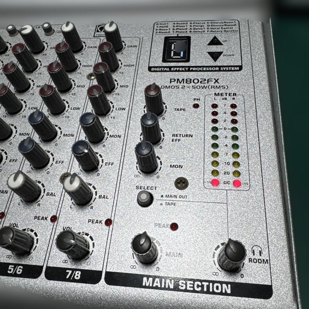 PM802FX パワードミキサー