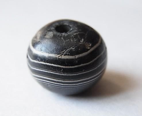 ★A3101★古代石 (163) 縞瑪瑙　スレマニ バンデッド アゲート