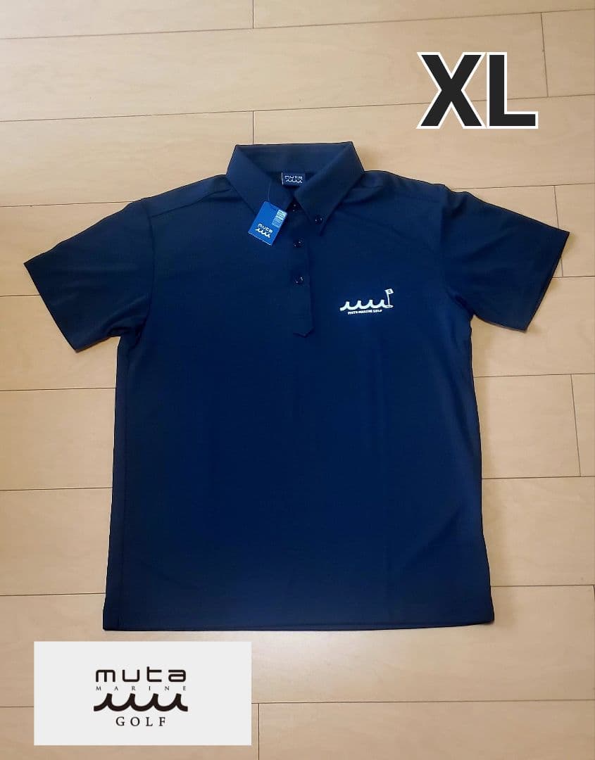 新品未使用 muta 黒 ポロシャツ XL
