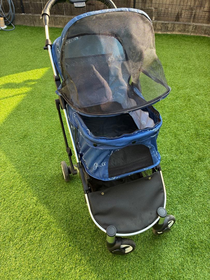 ピッコロカーネ　メッシュカバー付きペットカート