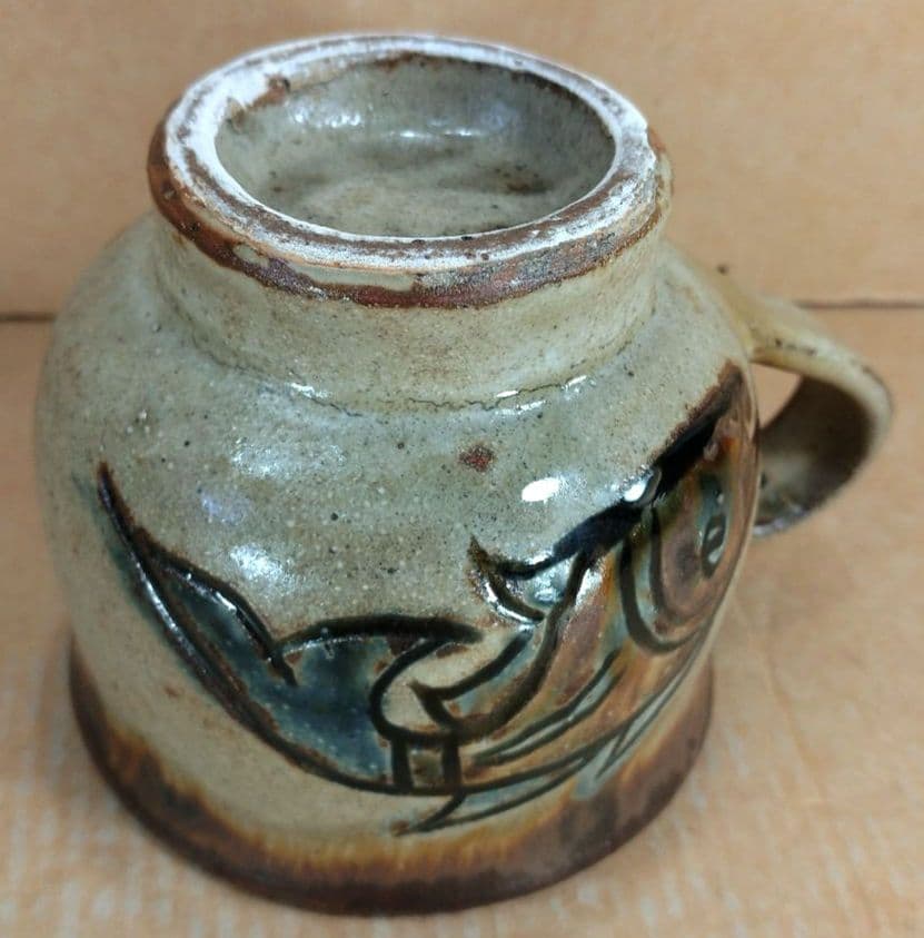 【本物保証】金城次郎 コーヒーカップ 共箱 栞 人間国宝 壷屋焼 やちむん 美品