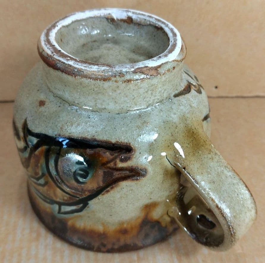 【本物保証】金城次郎 コーヒーカップ 共箱 栞 人間国宝 壷屋焼 やちむん 美品