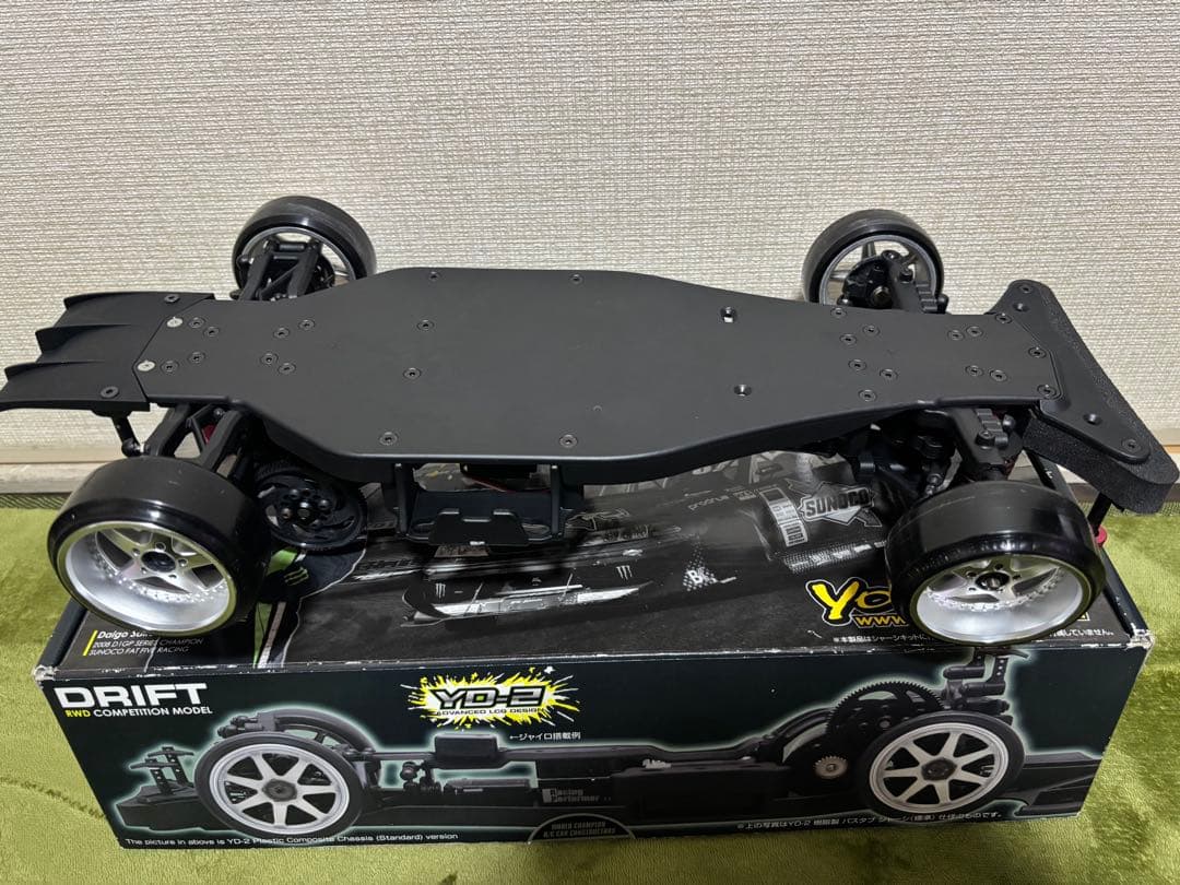 ドリフト ラジコン ヨコモ 2駆 YD-2 ジャイロ付き 改造多数 室内走行数回