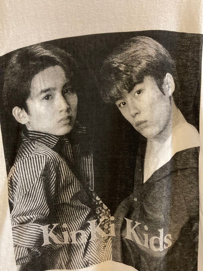 希少　90s kinki kids tシャツ キンキキッズ　アイドル　ジャニーズ