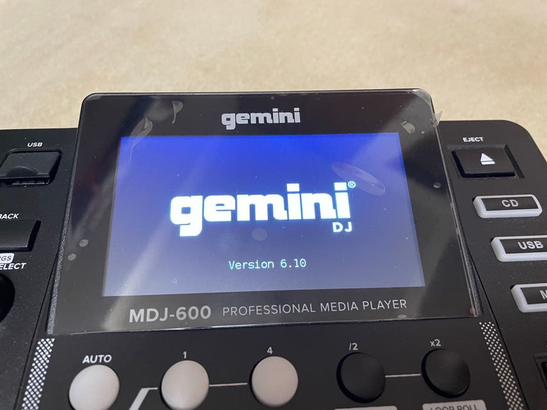 値下　GEMINI MDJ-600 2台完動品　美品　箱付属品全て揃ってます。