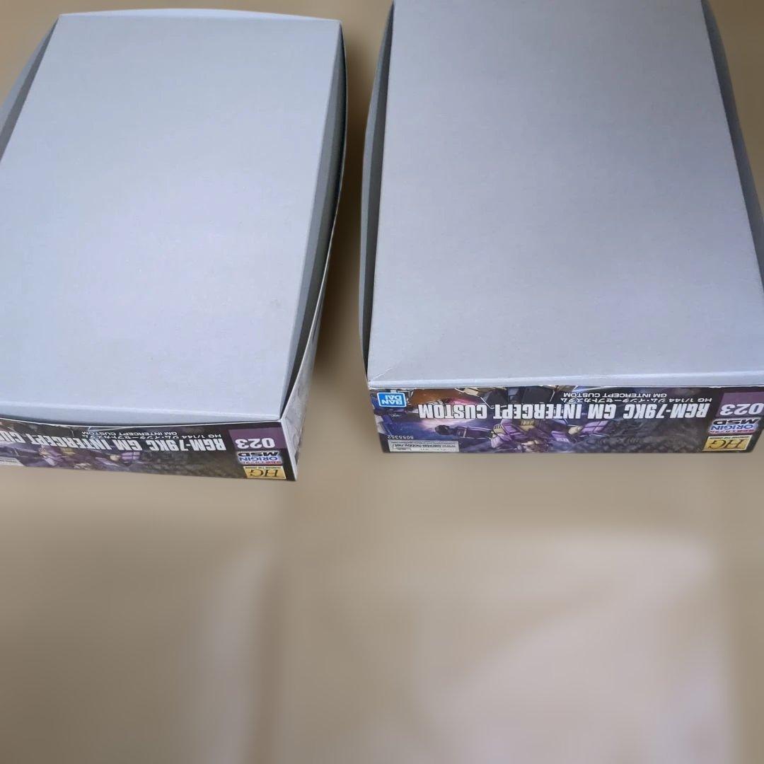 バンダイ HG 1／144 ジム・インターセプトカスタム ２つセット