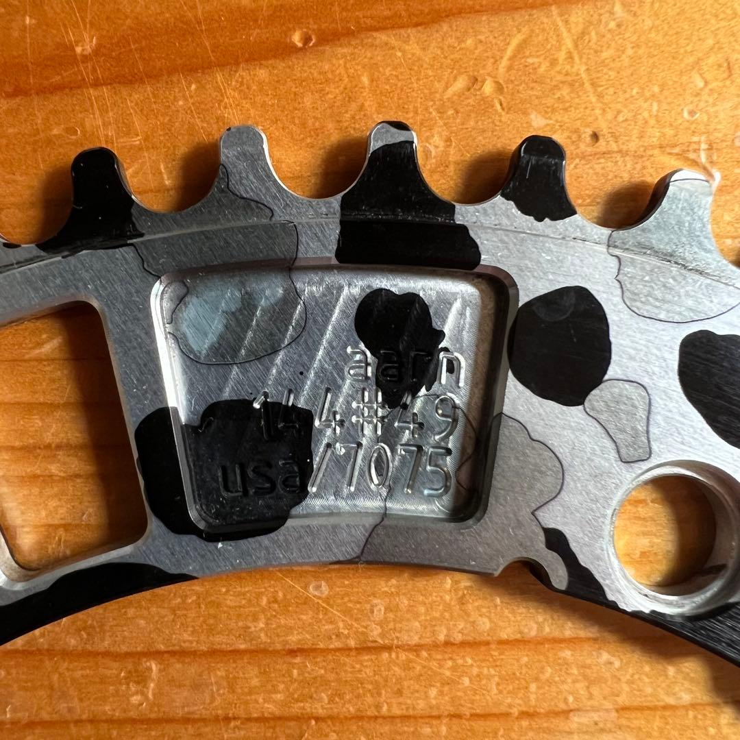 AARN track chainring camo 49T PCD144 アルミ