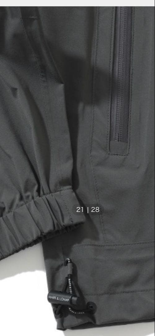 新品未使用 MARK&LONA レインウェア　48 セットアップ　ストレッチ