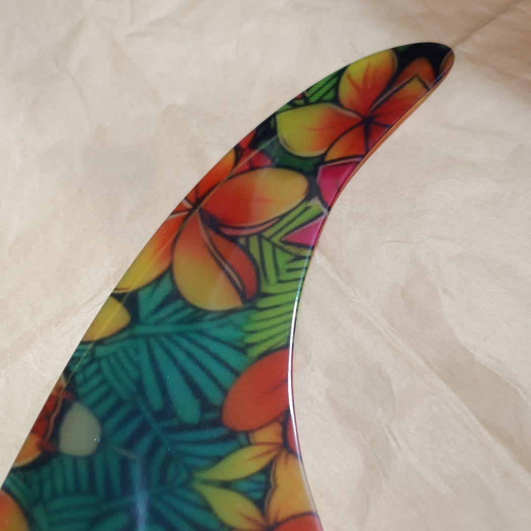 10インチ　アートグラス　センターフィン　シングルフィン　ロングボード