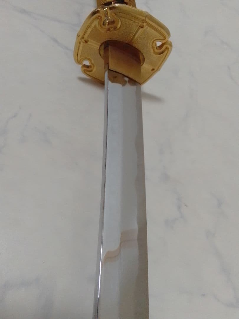 太刀 金属製模造刀 日本刀 金色 観賞 コスプレ 武具