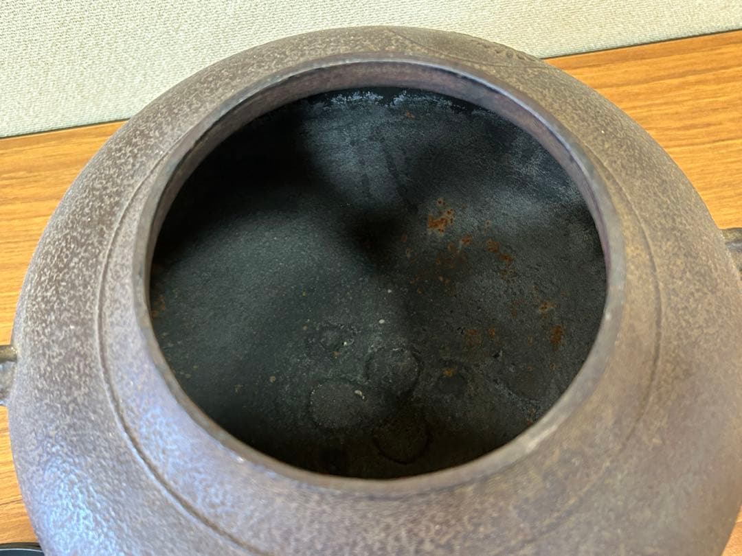 佐藤清光 茶道具 釜 骨董品 古道具 茶釜 古道具　アンティーク