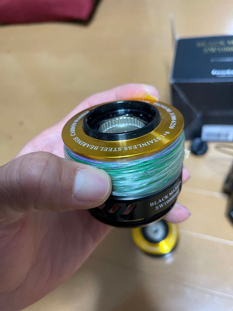 LUREKILLER リールSW10000HG, 2カップ、4号x350m