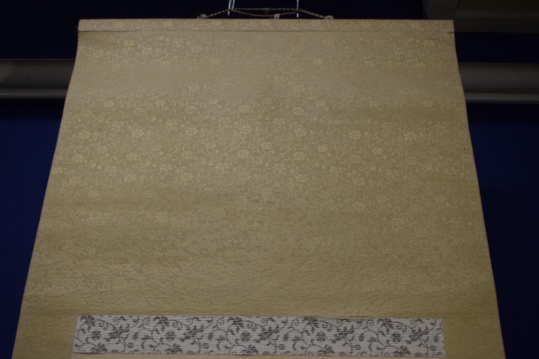 【真作】藤島静邨/静村/山水図/桃の春図/掛軸☆宝船☆Z-561