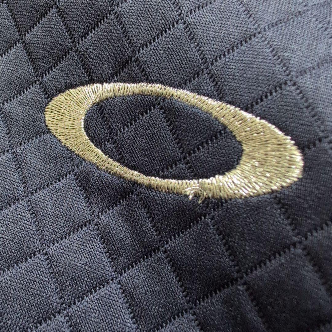 【美品】オークリー　ゴルフ　キルティングフルジップブルゾン　XL