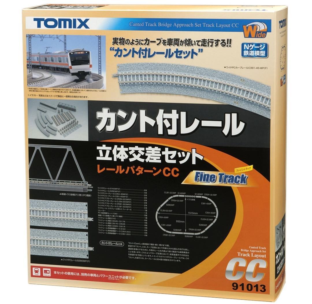 TOMIX 91013 カント付レール立体交差セット(レールパターンCC)